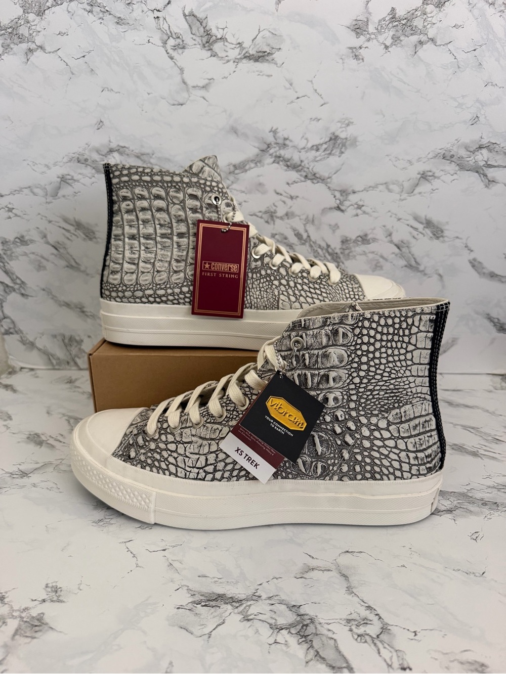 Converse Chuck Taylor First String Croc High Top Shoes All Star Men’s Sizes